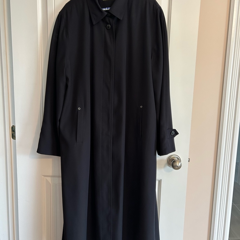 Addition Elle Women's Navy Trench Coat